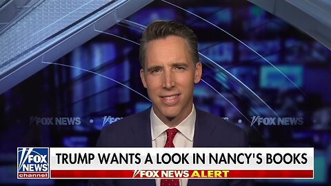 Sen Josh Hawley: Pelosi Should Be Prosecuted