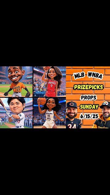 🔥7 HOT MLB PROPS | 🏀 WNBA PROPS | ⚾️ MLB PICKS TODAY | SUNDAY 6/15/25