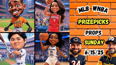 🔥7 HOT MLB PROPS | 🏀 WNBA PROPS | ⚾️ MLB PICKS TODAY | SUNDAY 6/15/25