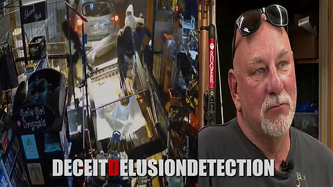 A handful of black suspects break into a white man's Pawnshop