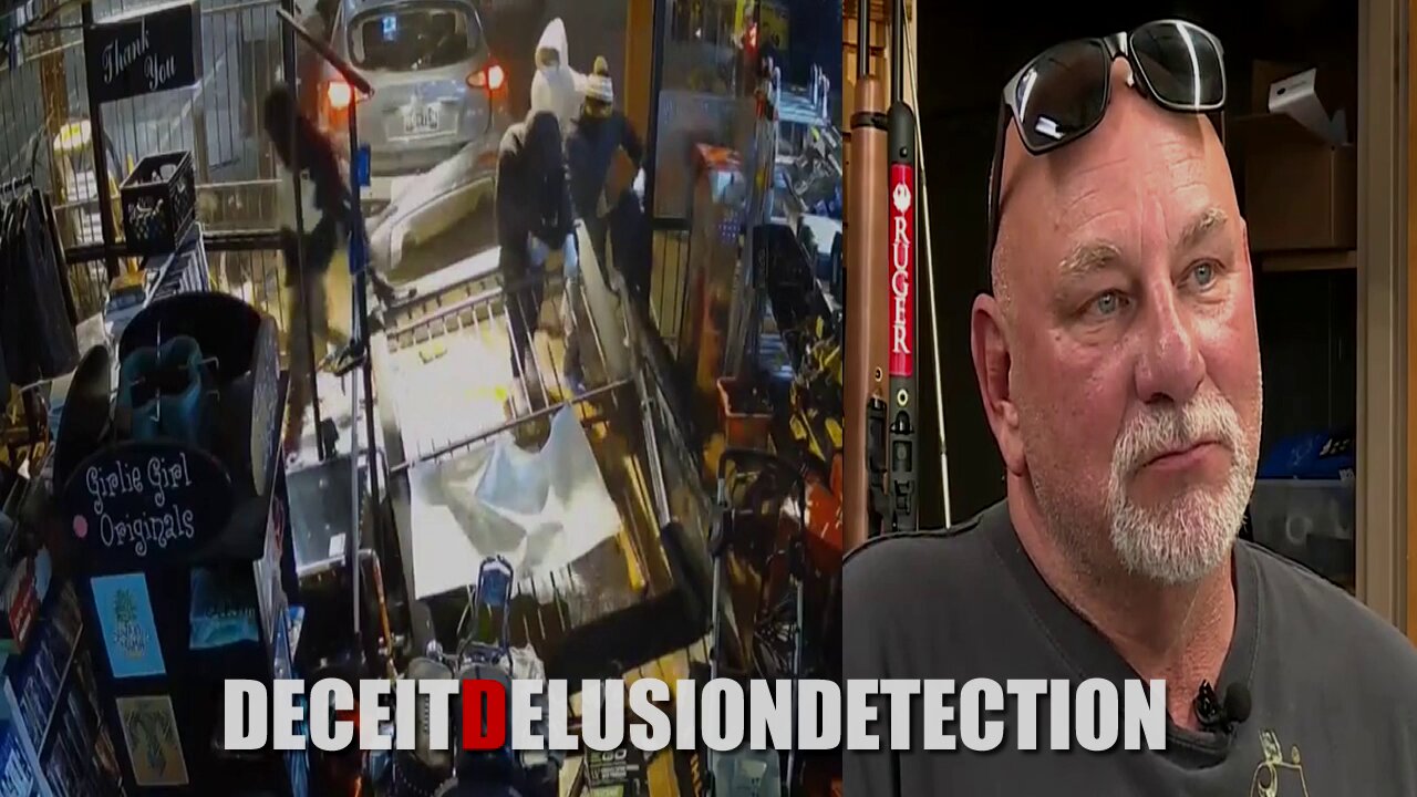 A handful of black suspects break into a white man's Pawnshop