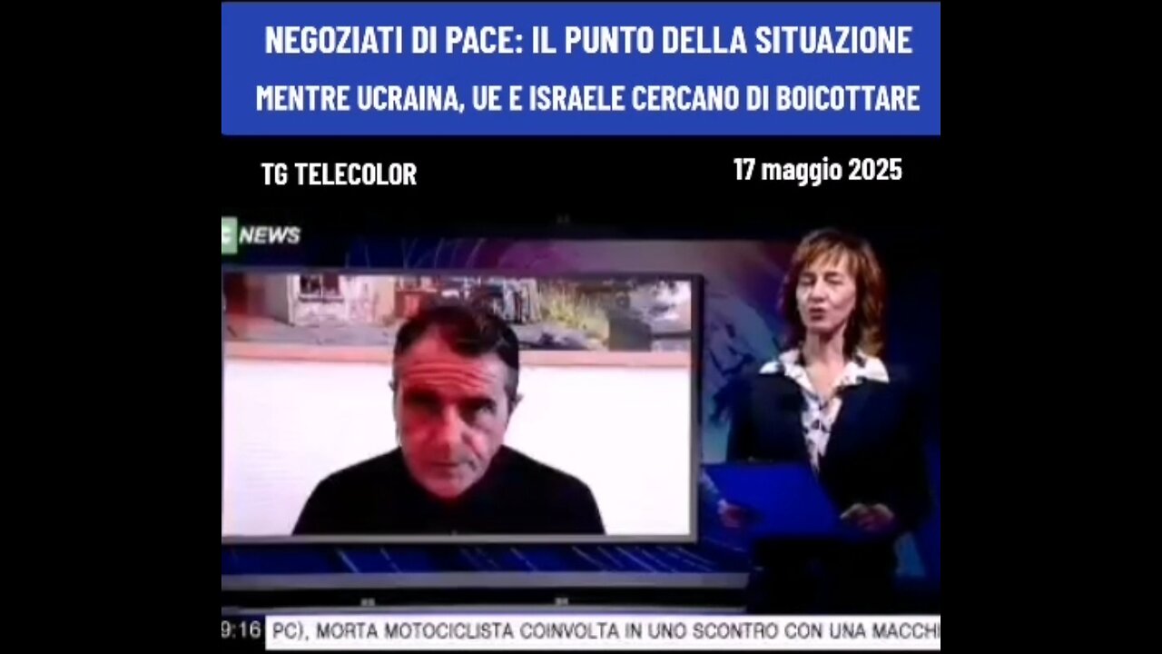 TG TELECOLOR: "GAZA & MEDIORIENTE: TRUMP HA ROTTO I RAPPORTI CON ISRAELE, MENTRE UN AUDIO TRAPELATO DAL VERTICE CONGRESSUALE DELL'AIPAC RIVELA CHE TRUMP FOSSE MONITORATO E CONTROLLATO" 17/5/2025