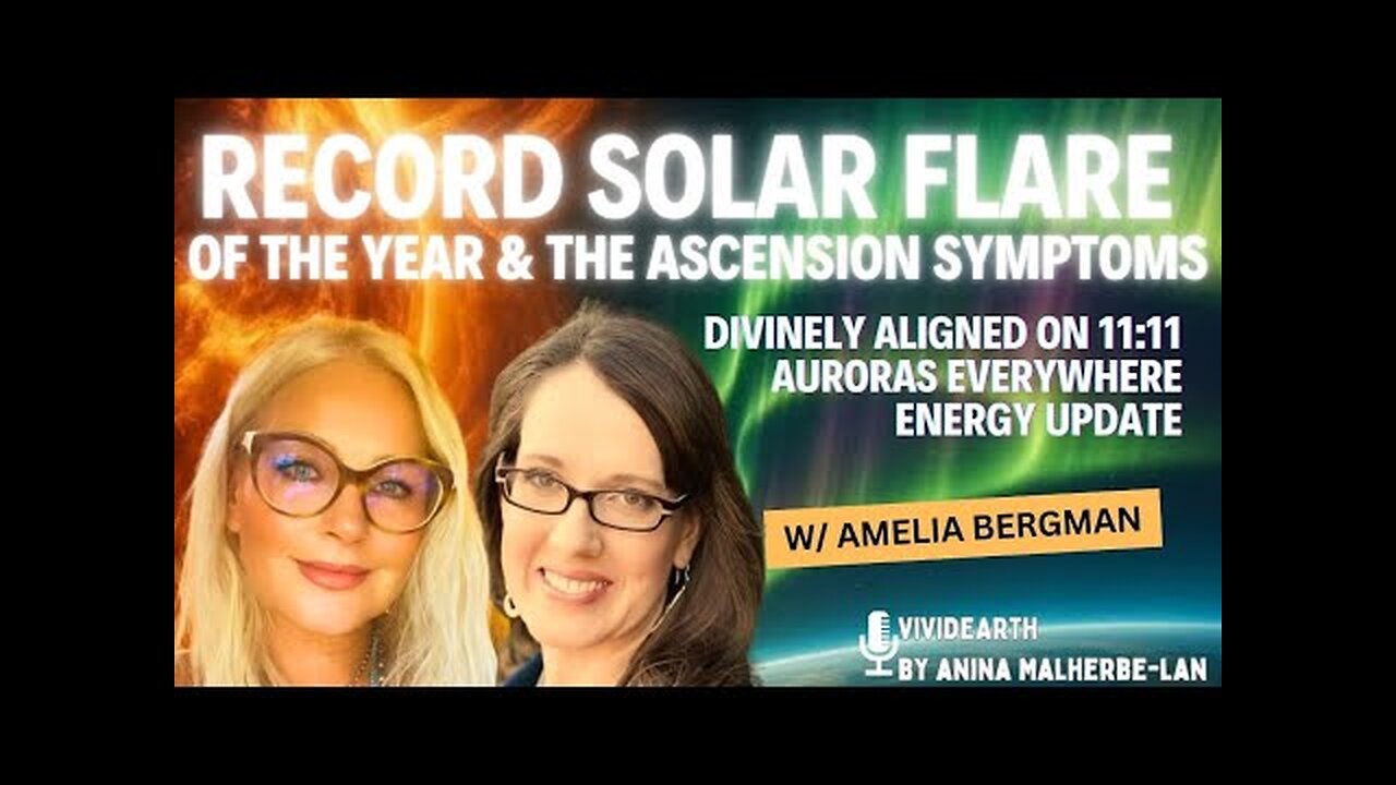 SOLAR FLARES, 3i/ATLAS & ASCENSION SYMPTOMS | Energy Update w/ Intuitive Prizm Healer Amelia Bergman