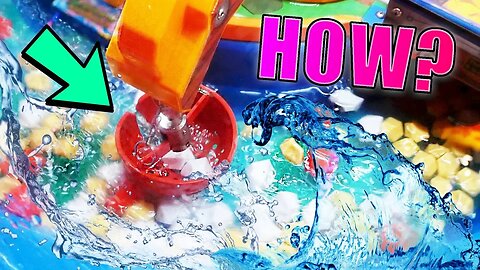 CLAW MACHINE FILLED WITH WATER???