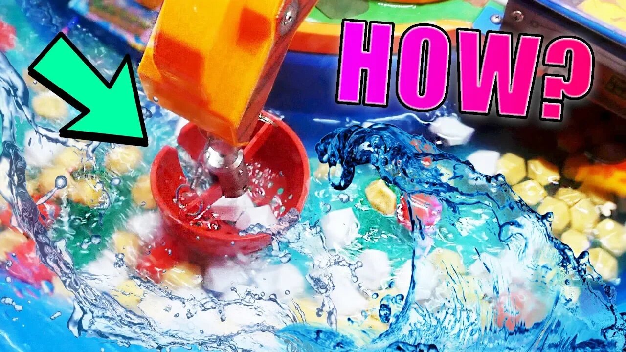 CLAW MACHINE FILLED WITH WATER???