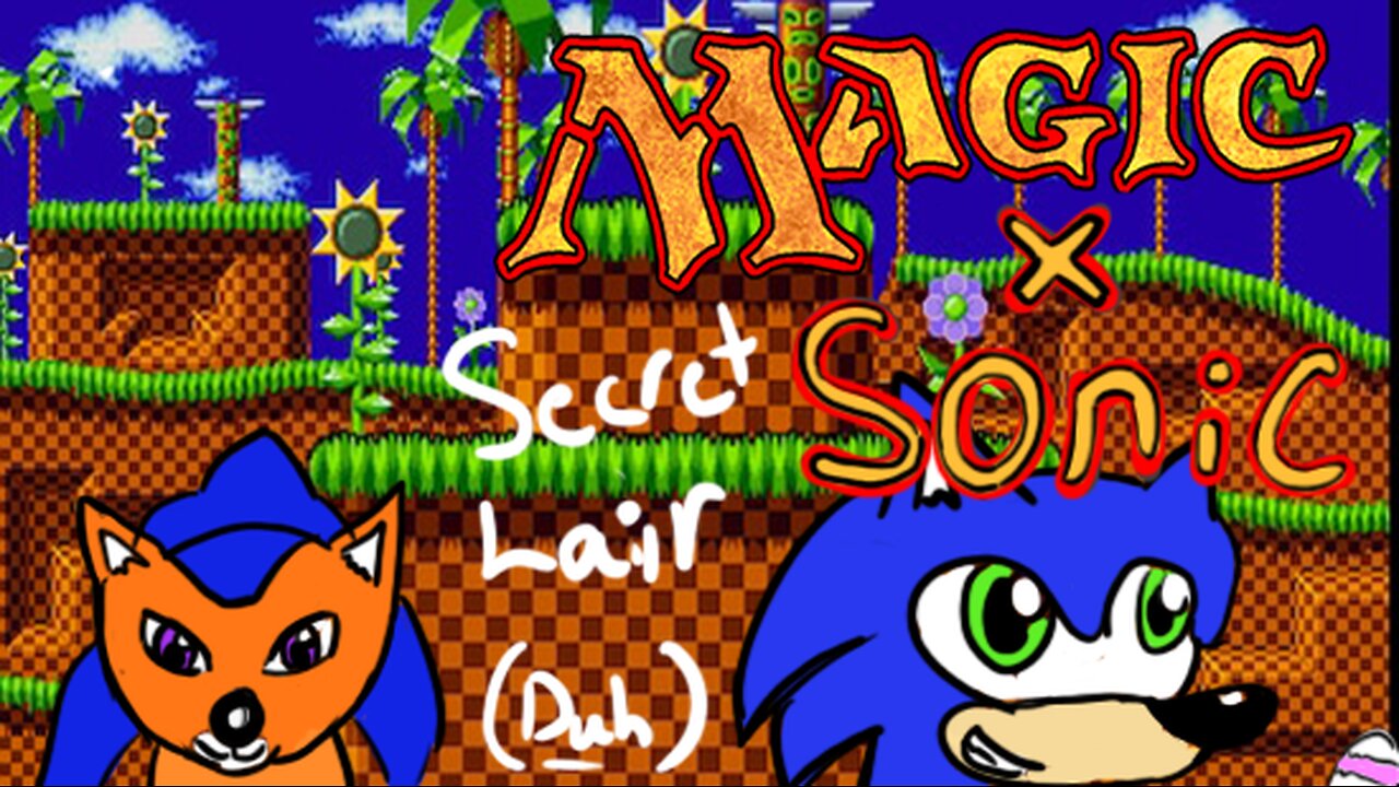 Sonic Magic The Gathering Secret Lair Opening