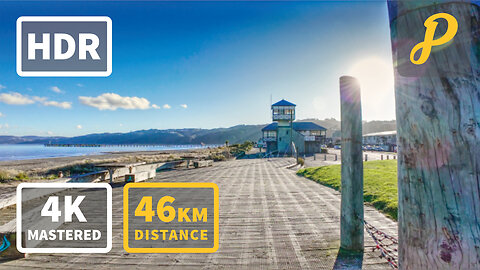 Winter Gravel Cycling 245 - Trentham to Petone Return Ride | 4K PREVIEW