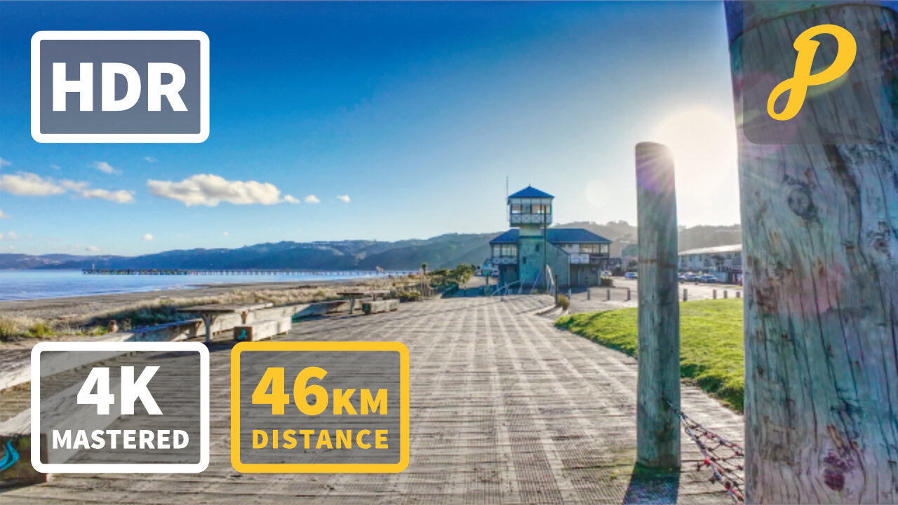 Winter Gravel Cycling 245 - Trentham to Petone Return Ride | 4K PREVIEW
