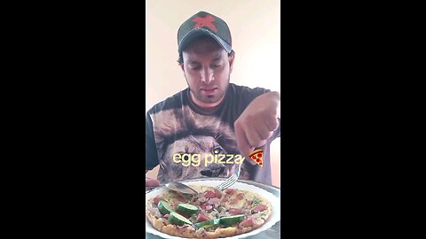 බිත්තර පීසා එකක් හදමුද Let's make an egg pizza.