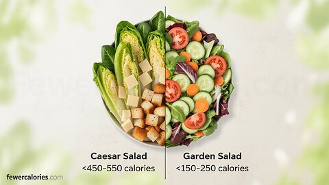 Salad Bar Danger - Caesar vs. Garden Salad – Which Is Really Healthier?