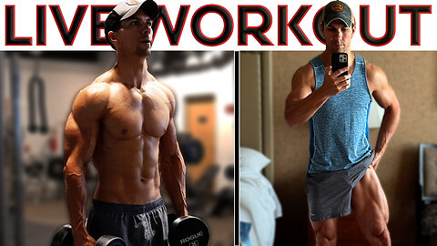 LIVE Workout and Q&A – NEW Workout Split after Quitting Turkesterone!