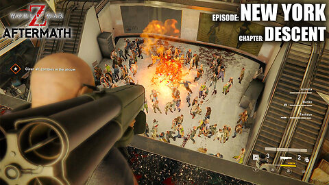 World War Z (Episode-NEW YORK-Chapter-DESCENT) PS4 Gameplay - Kicchu Gaming