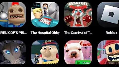 SIREN COP'S PRISON, The Hospital Obby, The Carnival of Terror