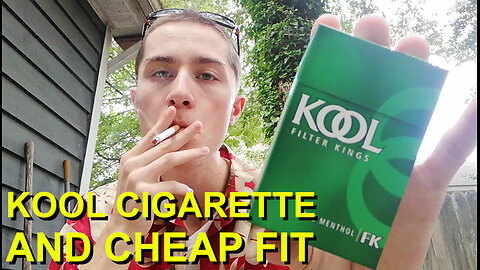 SMOKING A KOOL MENTHOL CIGARETTE + CHEAP THRIFTED FIT