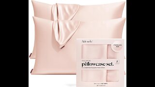 Kitsch Satin Pillowcase with Zipper