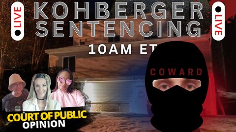 Bryan Kohberger Sentencing LIVESTEAM with Commentary