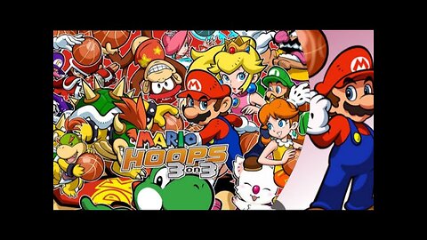 LUIGI VS WARIO ( MARIO HOOPS 3 ON 3 DS) #mariohoops3on3 #shorts #gaming #wario #luigi #ds #mario