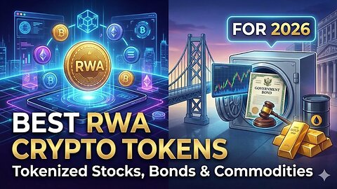 Best RWA Crypto Tokens for 2026: Tokenized Stocks, Bonds & Commodities Explained