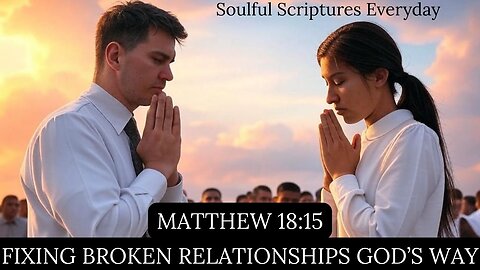 Matthew 18:15 – Biblical Conflict Resolution: Restoring Broken Relationships with Love & Humility