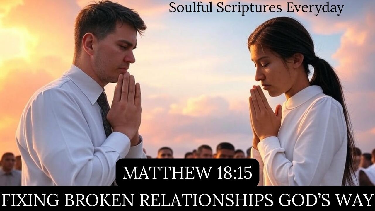 Matthew 18:15 – Biblical Conflict Resolution: Restoring Broken Relationships with Love & Humility