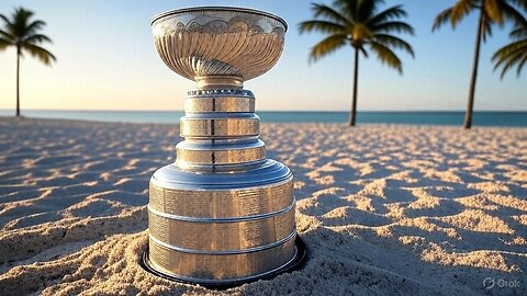 Beach Party With The Stanley Cup