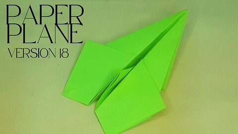 How to Make Paper Plane Variation 18 | Easy & Fast Flying Paper Airplane