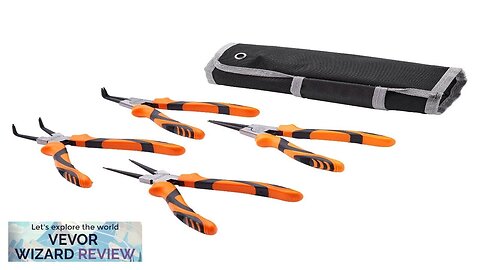 VEVOR 4-Piece Snap Ring Pliers Set 0.07" Tip Diameter High Carbon Steel Review