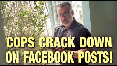 Miami Beach Police Intimidate Citizen For Anti-Israel Facebook Post!!