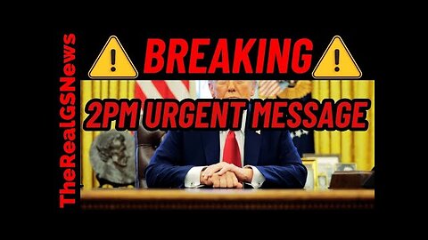 ⚠️ Emergency Oval Office Address: US President Set to Speak at 2 PM