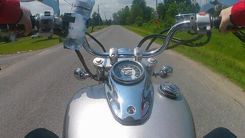 testing my camera on the motorcycle