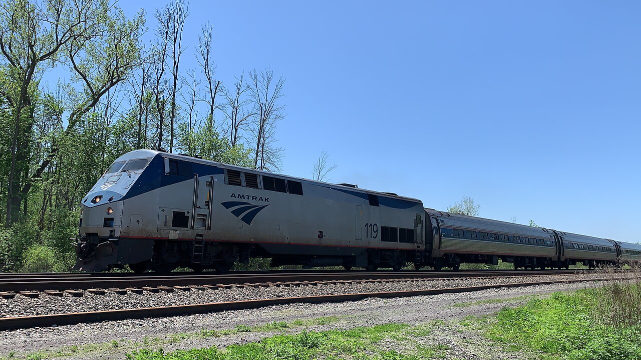 Amtrak 119 horn salute