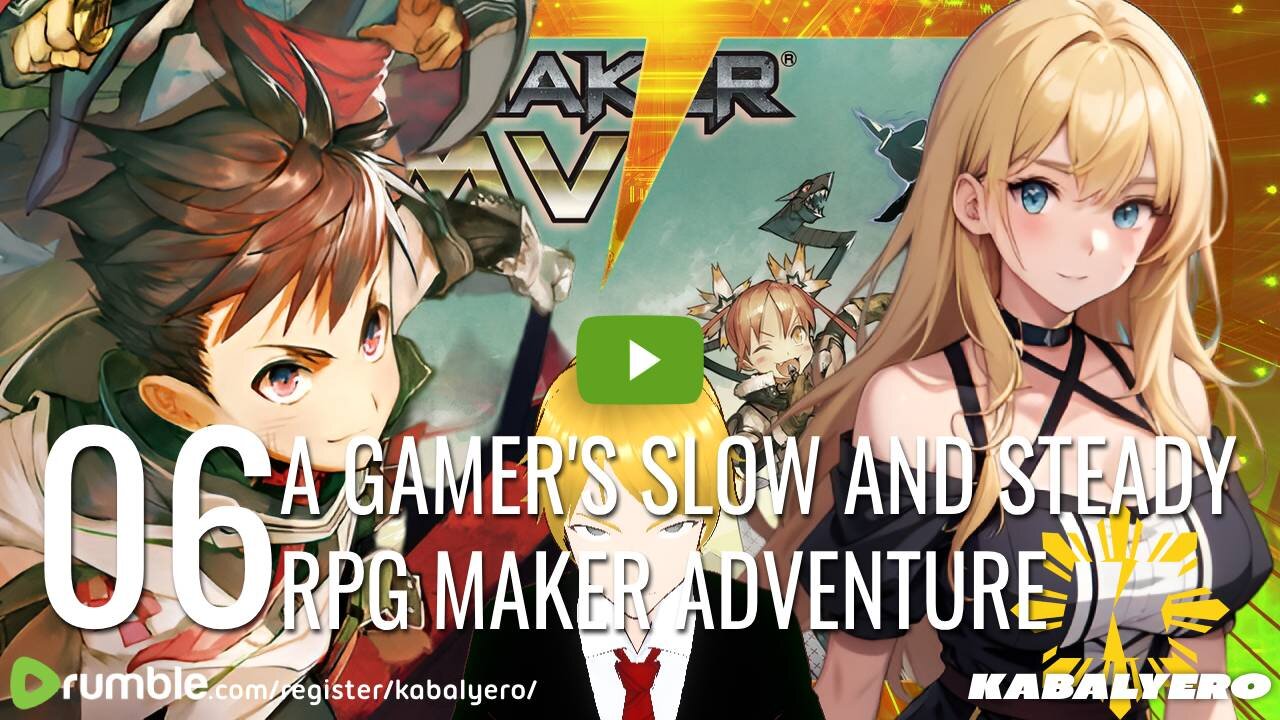 🔴 [06] A Gamer's Slow and Steady RPG Maker Adventure 🎮 Live via Rumble Studio
