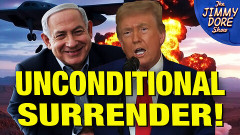 Trump UNCONDITIONALLY SURRENDERS To Israel By Bombing Iran!