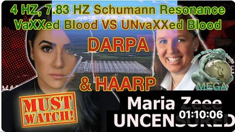 Comparison of VaXXed and UnvaXXed Blood in 4HZ, 7.83HZ Schumann Resonance: DARPA & HAARP