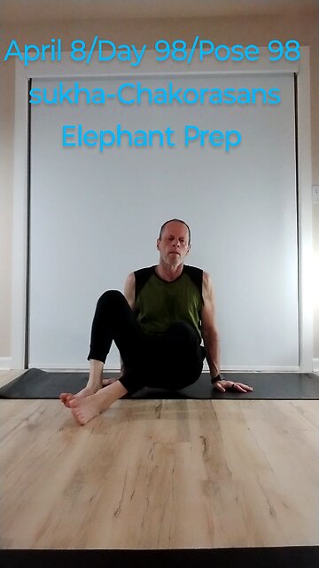 sukha-Chakorasans / Elephant Prep pose