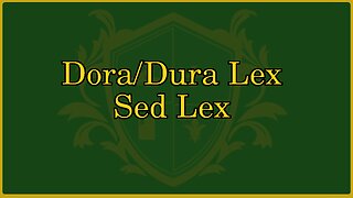 🟢 Important Legal Concept: No matter how harsh the law is, it must be enforced 🟢