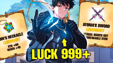 TRASH Maximized LUCK And Began HOARDING Every Legendary Item Available! - Manhwa Recap
