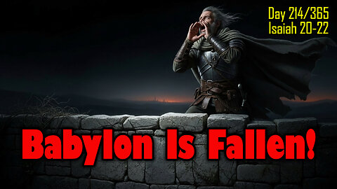 Day 214/365 - The Barefoot Prophet and the Hollow City 🏺 #isaiah #bible