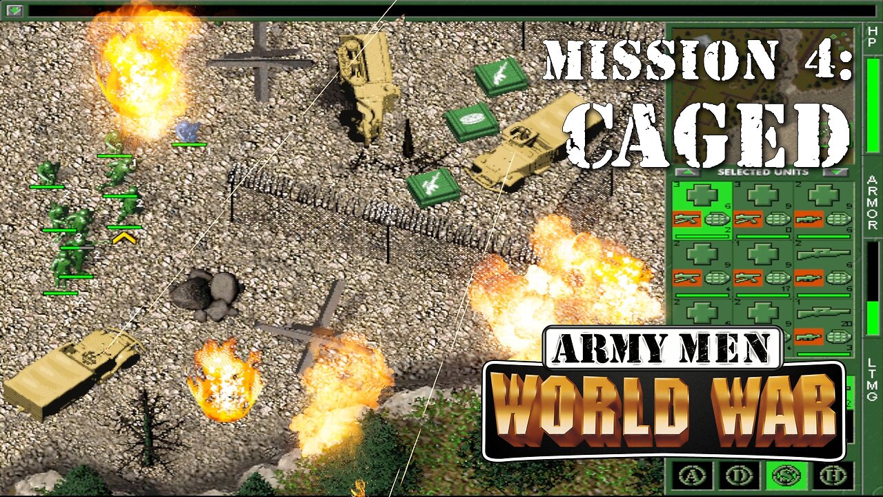 Army Men: World War - PC version - Mission 4: Caged