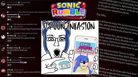 Sonic Drama: The Sonic Rumble Troon Takeover