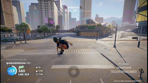 one foot bounce skate.