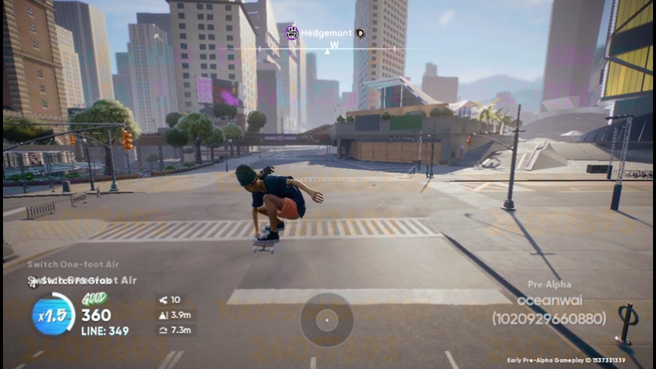 one foot bounce skate.