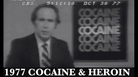 IN 1977 THE DISCUSSION WAS ABOUT LEGALIZING COCAINE & HEROIN IN THE UNITED STATES