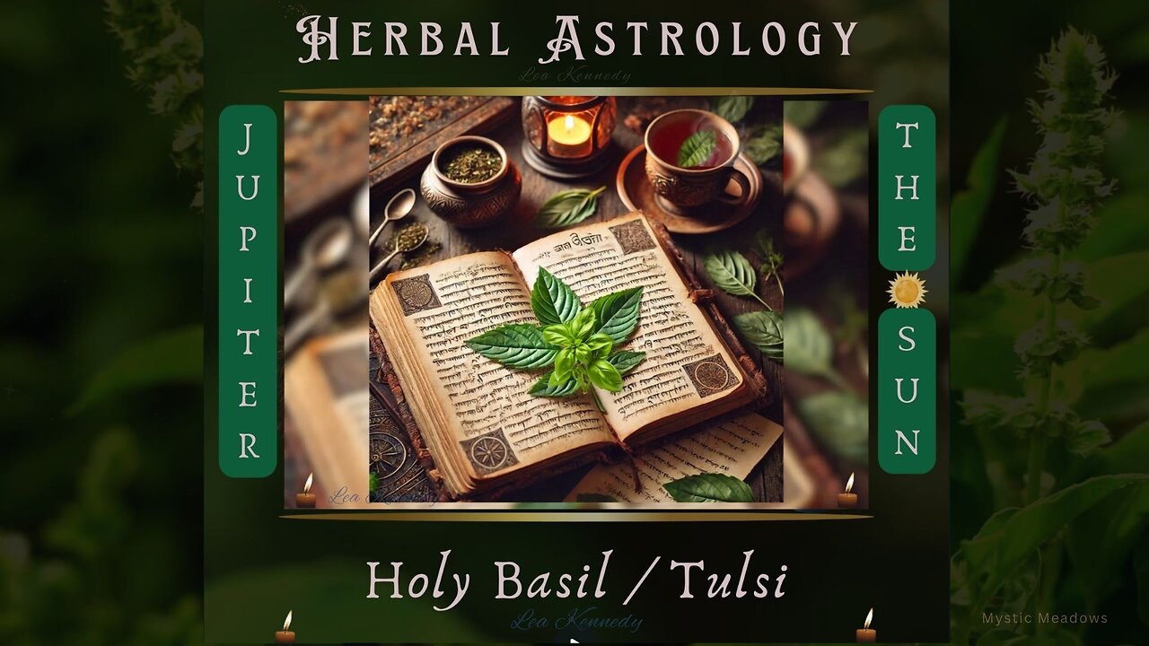 🌿 Holy Basil: The Magic of the Sun & Jupiter ☀️🪐