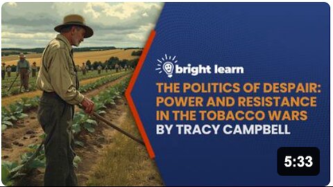 The Politics of Despair: Power and Resistance in the Tobacco Wars by Tracy Campbell