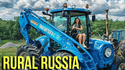 Daily Life In a SIBERIAN Village: Tractor Was Broken! Updates in The Garden 🪴