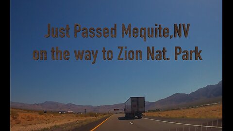 Road trip outside Las Vegas to Zion National Park