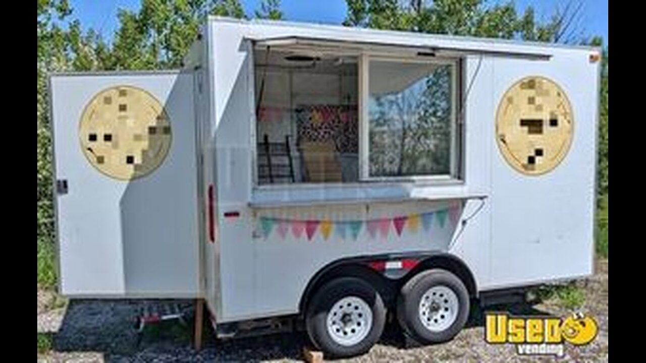 2014 - 12' Food Concession Trailer | Mobilet Vending Unit for Sale in Wyoming!