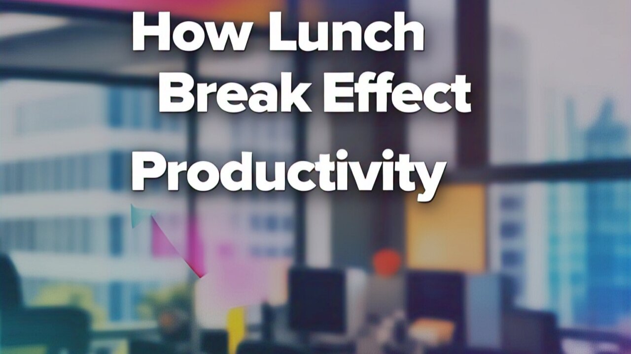 How Lunch Break Effect Productivity || Eating ||