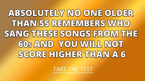 Who Performed These 1960s Hits?